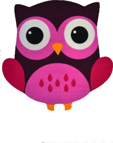 Dětský koberec 750 Njoy 201 owl pink