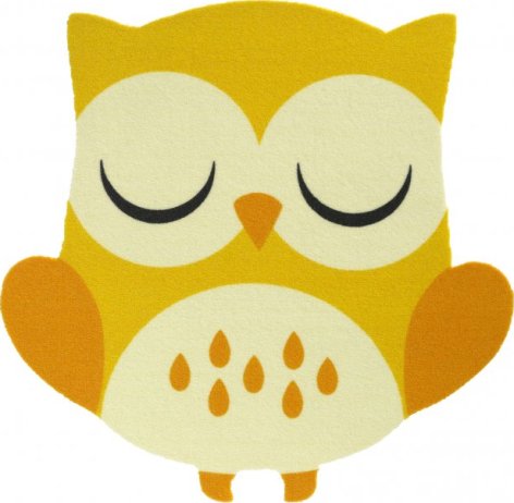 Dětský koberec 750 Njoy 255 owl yellow