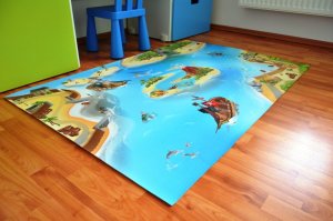 Dětský koberec Hrací koberec Pirátská bitva