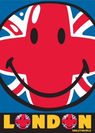 Dětský koberec Smiley Union Jack