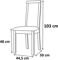 Jídelní židle Desi třešeň