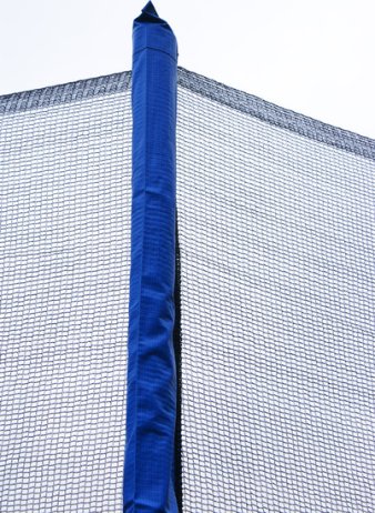 GoodJump 4UPVC modrá trampolína 305 cm s ochrannou sítí + žebřík
