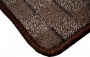Kusový koberec hnědý 3D