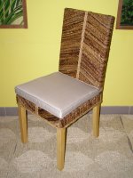 Jídelní židle Monte-banánový list-borovice