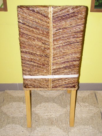Jídelní židle Monte-banánový list-borovice