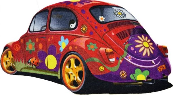 Koberec VW Brouk Beetle červený