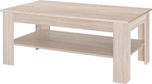 Konferenční stolek typ 8, dub sonoma/bílý lesk, STILO