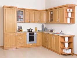 Kuchyňská skříňka, horní, pravá, olše, LORA MDF W60 / 60