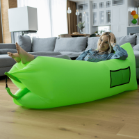 Nafukovací sedací vak Lazy bag green