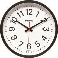 Nástěnné hodiny Twins 10510 black 30cm