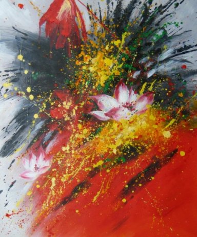 Obraz - Abstraktní květina
