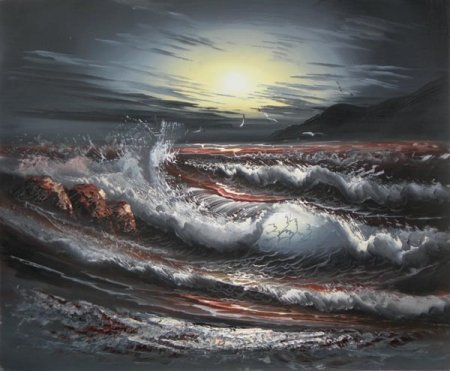 Obraz - Bouře na moři