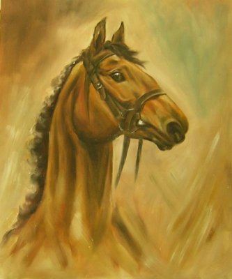 Obraz - Hnědý kůň