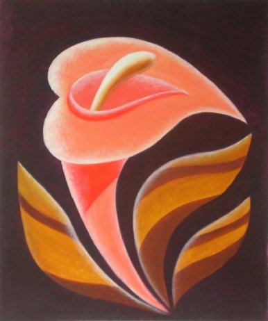 Obraz - Oranžový květ