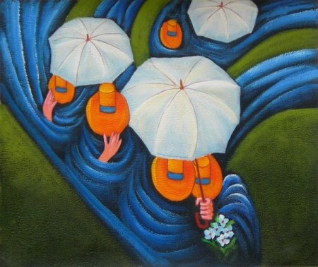 Obraz - Pod deštníky