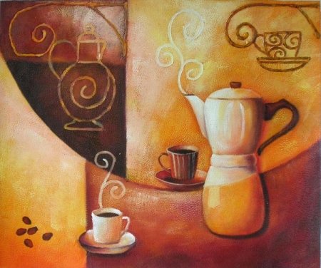 Obraz - Příprava kávy