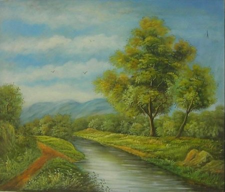 Obraz - Řeka v přírodě II.