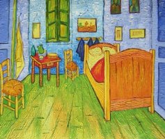 Obraz - Van Goghova ložnice v Arles
