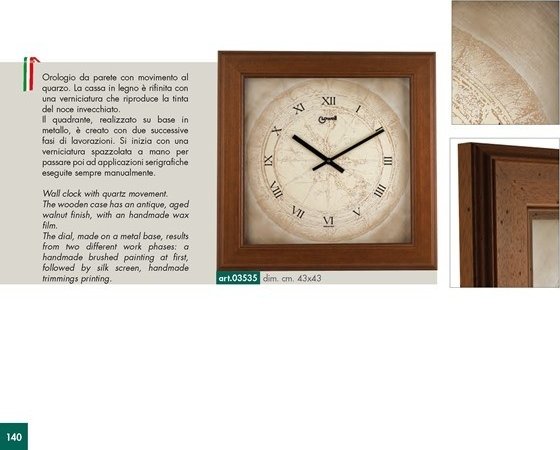 Originální nástěnné hodiny 03535 Lowell Prestige 43cm