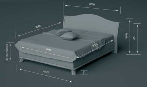 Čalouněná postel Rafia