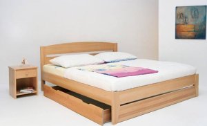 Dřevěná postel Romana u.p.