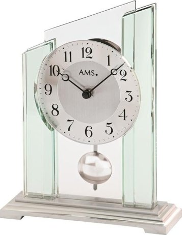 Stolní kyvadlové hodiny 1168 AMS 23cm