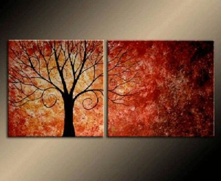 Vícedílné obrazy - Podzimní strom