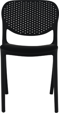 Plastová stohovatelná židle Shlelfe černá