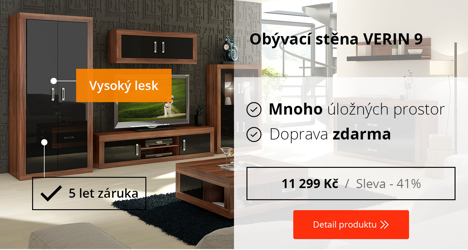 Black Friday - Obývací stěna Verin 9