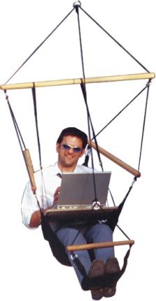 Závěsné křeslo Swinger Black