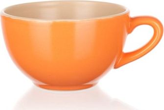 BANQUET Jumbo hrnek ORANŽOVO-BÉŽOVÝ MAT 420ml Amande
