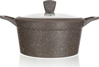 BANQUET Kastrol s nepřilnavým povrchem MARRONE 28 cm, 6,4 l, s poklicí