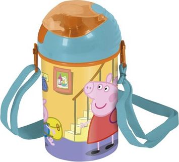 BANQUET Láhev plastová POP UP Peppa PIG 450 ml