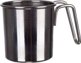 BANQUET Nerezový hrnek s uchem, 7cm