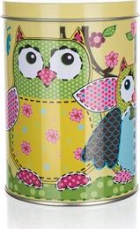 BANQUET Plechovka OWLS ROUND SMALL 7,5 x 11 cm