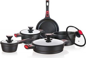 BANQUET Sada nádobí s nepřílnavým povrchem ADVANTAGE 9ks