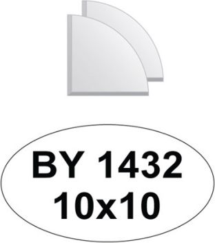 Zrcadlový obklad 10x10 - 2ks