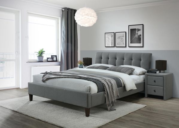 Čalouněná postel SAMARA 2 160 šedá