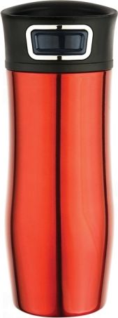 Cestovní termoska ASOBU Press Caffe red 420ml