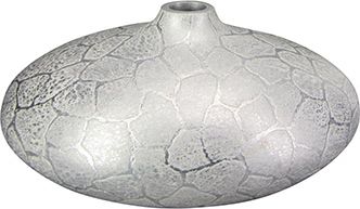 Dekorační váza (30x41x22cm), stříbrná