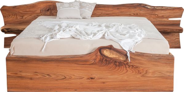 Designová masivní postel ELBA s úložným prostorem 180x200 cm, Laťový rošt Masiv BVP 16L