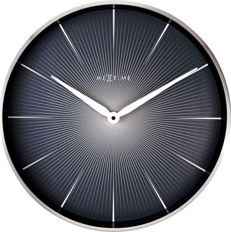 Designové nástěnné hodiny 3511zw Nextime 2 Seconds 40cm
