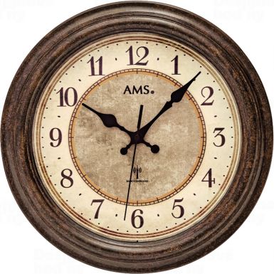 Designové nástěnné hodiny 5544 AMS řízené rádiovým signálem 28cm