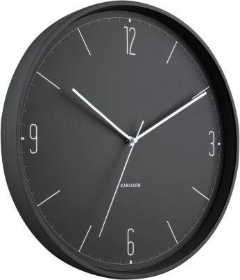 Designové nástěnné hodiny 5735BK Karlsson 40cm