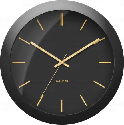 Designové nástěnné hodiny 5840BK Karlsson 40cm