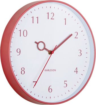 Designové nástěnné hodiny 5992RD Karlsson 30cm