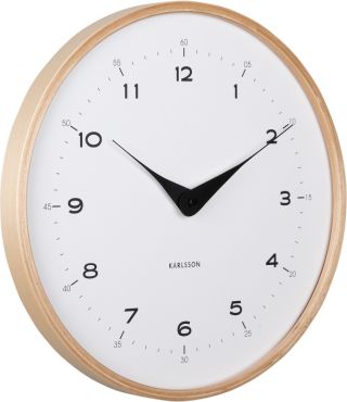 Designové nástěnné hodiny 5995WH Karlsson 30cm