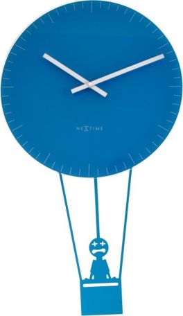 Designové nástěnné hodiny 8145bl Nextime Ballon 74cm