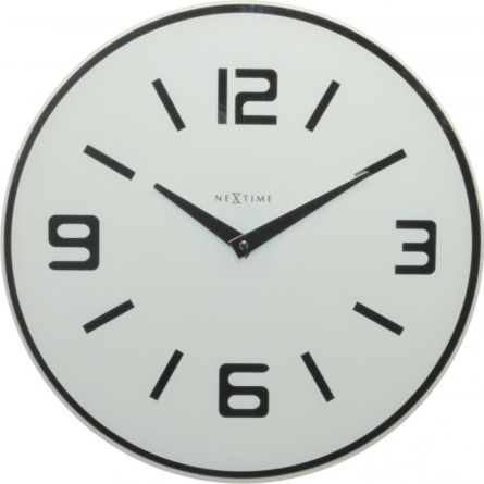 Designové nástěnné hodiny 8148wi Nextime Shuwan 43cm