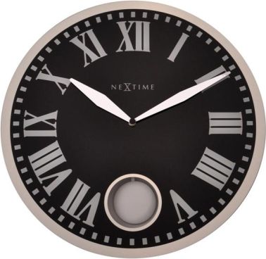 Designové nástěnné kyvadlové hodiny 8161 Nextime Romana 43cm